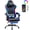 LED-Blue, variant on Homall RGB Gaming Chair Massage Reclining Racing Chair with APP & Remote Control, Audio Sync LED, Footrest & Headrest, Black