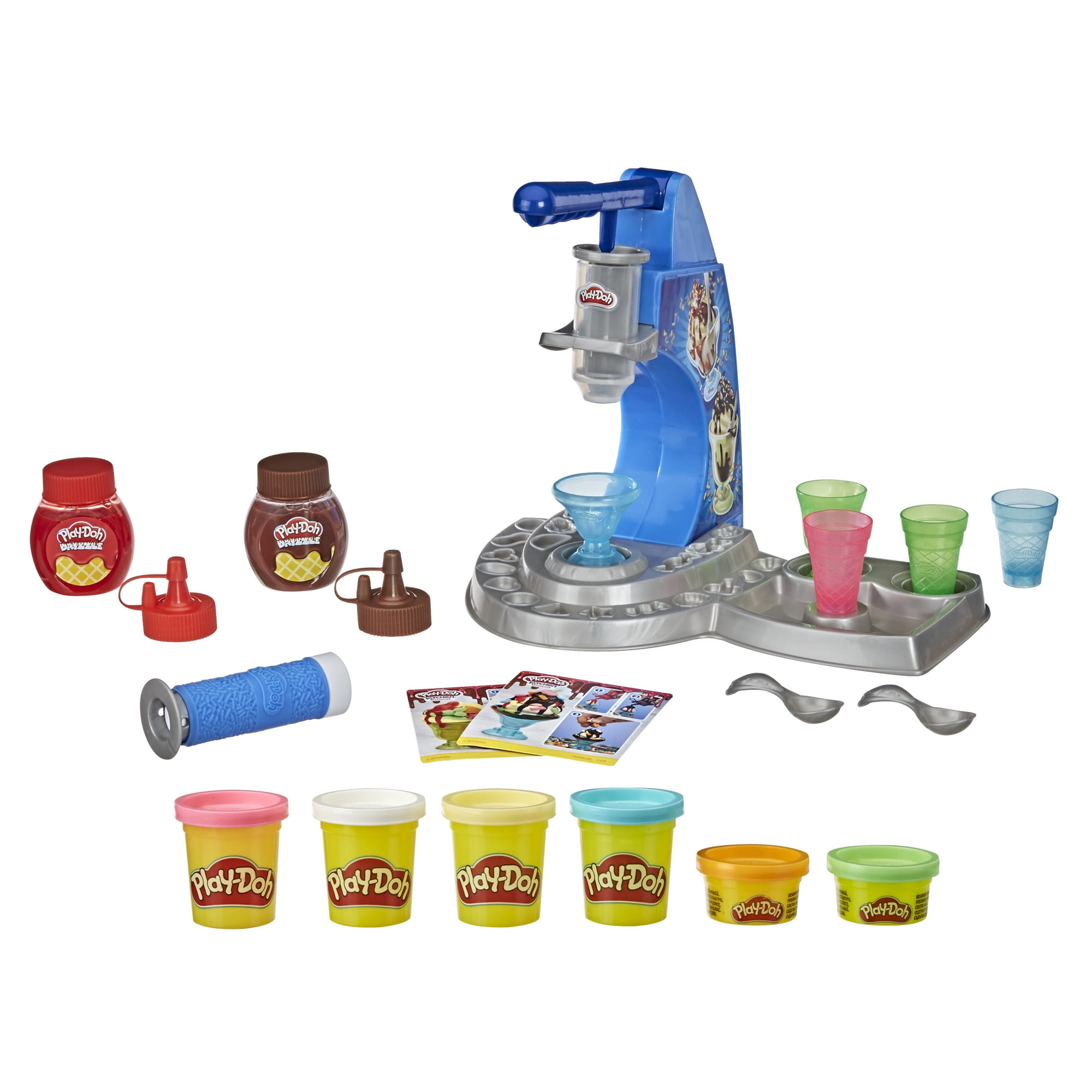 Play Doh Kitchen Creations Drizzy Ice Cream Playset 14 Oz Compound Walmart Com Walmart Com