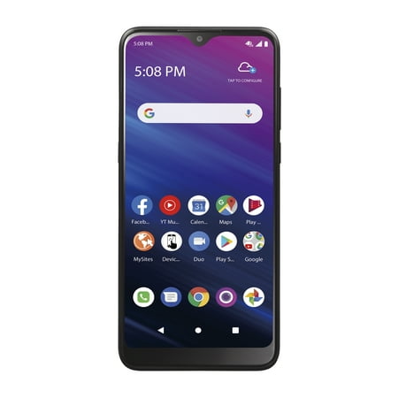 Walmart Family Mobile TCL A2X, 32GB Black - Prepaid Smartphone
