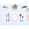 thumbnail image 6 of Unique Bargains 24 Pcs Stainless Steel Flatware Set with Supporting Shelf Black, 6 of 6