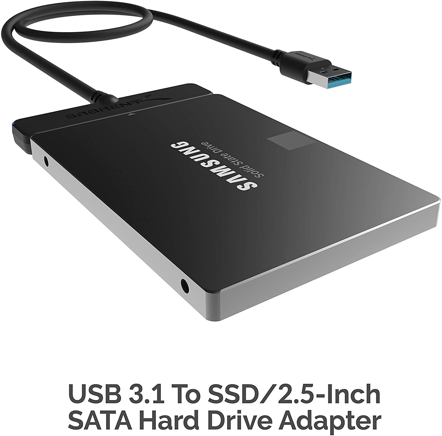 Sabrent USB 3.0 to SSD SATA I/II/IIIHard Drive Adapter (EC-SSHD) - Walmart.com
