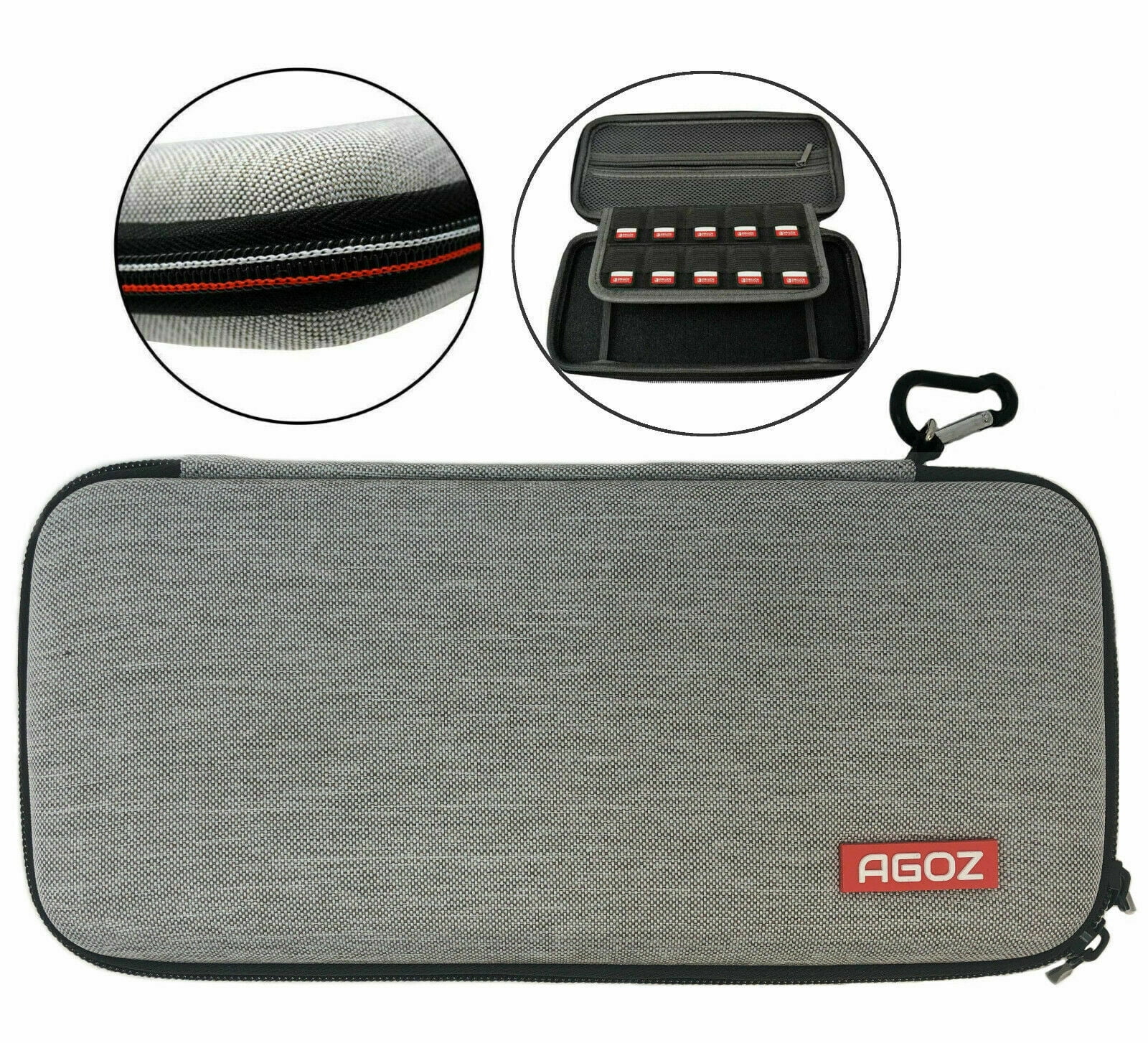 AGOZ Universal Shockproof Protective Travel Case Pouch for Small