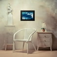 thumbnail image 4 of PI Gallerie 14x11 Black Modern Framed Museum Art Print Titled - Blue Abstractions, 4 of 5