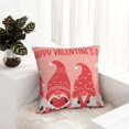 thumbnail image 6 of Yiaed Gnomes Hold The Letters LOVE Print Pillow Covers Super Soft Decorative Square Throw Pillow Covers Case Cushion Covers for Sofa Couch Bedroom Car Decor（No pillow core）-18"x18", 6 of 7