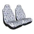 thumbnail image 2 of Yiaed Dark Blue Snowflakes Print Car Seat Covers,Universal Auto Seats Protector Fits for Car,SUV Sedan,Truck,Automotive Seat Covers & Accessories-1, 2 of 9