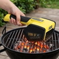 thumbnail image 4 of Cepillo eléctrico para parrilla, cepillo limpiador para barbacoa, herramienta de limpieza práctica y compacta. Amarillo, 4 of 9