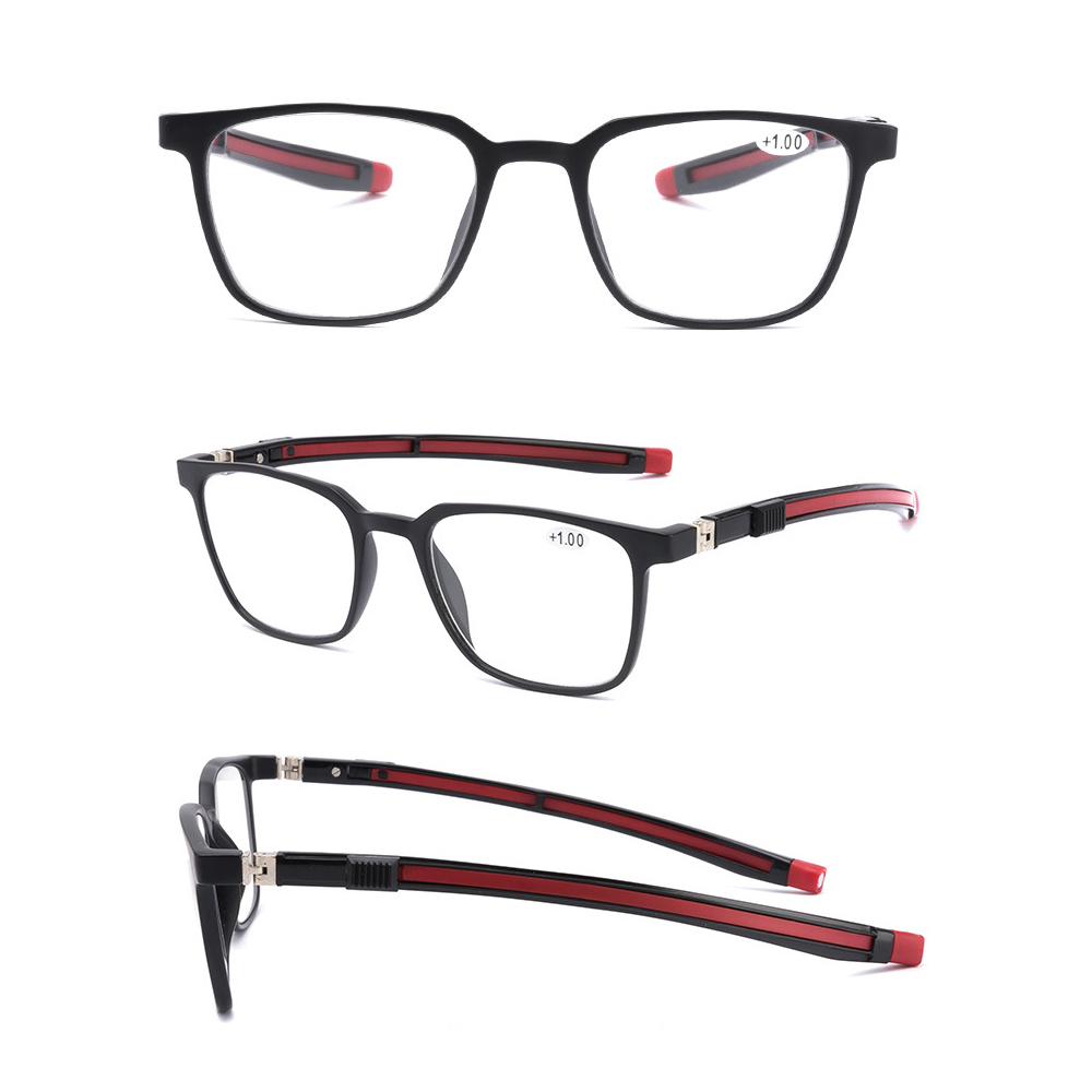 Reading Glasses with Long Temples, Computer Readers, Replaceable Lens, Original Long