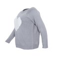 thumbnail image 4 of Pull-Over Tricoté à Manches Longues Motif Cœur pour Femmes Saint-Valentin Noir TTG, 4 of 8