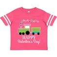 thumbnail image 3 of Inktastic Happy Valentines Day Childs Train Boys or Girls Toddler T-Shirt, 3 of 5