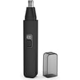 thumbnail image 6 of Nose Hair Trimmer Rechargeable Cordless Painless Ear Eyebrow Trimming Tool Dual Edge Blades Razor Easy Cleansing with LED Light for Man Woman (Black), 6 of 6