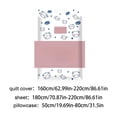 thumbnail image 3 of Beforeyayn Disposable Bed Sheet Set, Ideal For Travelers Or Hotel Guests, Camping Or Hospital, Portable Thick Bedding With Pillowcase, 3 of 6