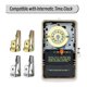 thumbnail image 3 of Kit de Disparadores de Reemplazo de Interruptor de Tiempo Compatible con 156T1978A para Temporizador de Disparadores de Dial de Reloj de la Serie T100 - 12 Piezas, 3 of 5