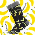 thumbnail image 3 of Calcetines redondos de algodón BISOUSOX para hombre, divertidos y coloridos, de 9 a 12, 3 of 9