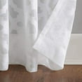 thumbnail image 3 of No. 918 Yvette Trellis Jacquard Sheer Rod Pocket Curtain Panel, 52" x 84", 3 of 6