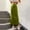 Green, variant on Women Long Pencil Skirt - High Waisted Fall Y2K Club Bodycon Tight Maxi Skirts Elegant Velvet Party Skirt
