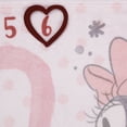 thumbnail image 4 of Disney Minnie Mouse Pink Super Soft Milestone Baby Blanket with Felt Marker, Girl, 40" x 50", 4 of 6