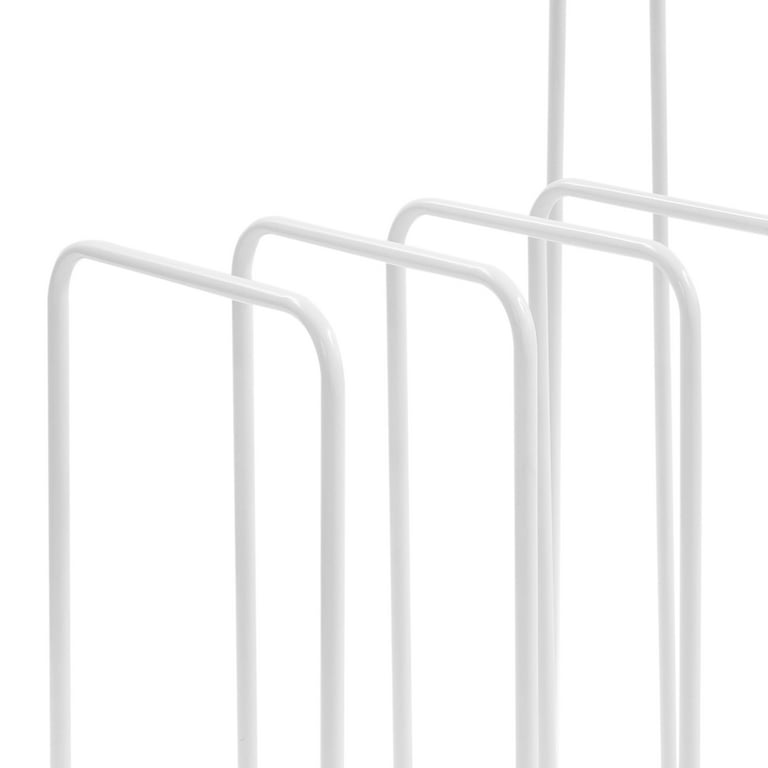 Art Drying Rack with Wheels, 33.46x17.32x27.17in White Iron, 9