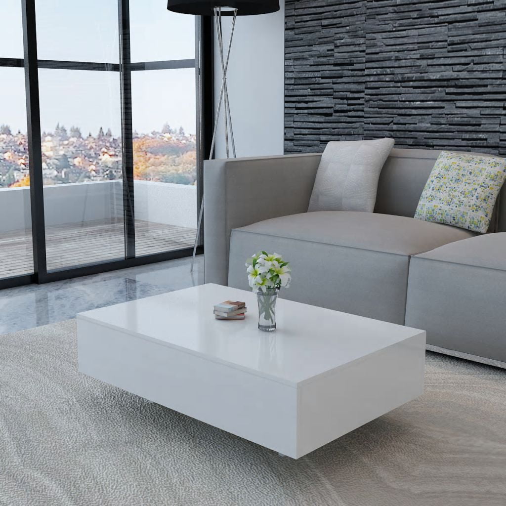 Lowestbest Modern High Gloss Coffee Table, Accent Tea Side Living Room Stand Lowestbest Modern High Gloss Coffee Table, Accent Tea Side Living Room Stand
