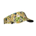 thumbnail image 2 of Yiaed Animals Print Sport Sun Visor Hats Adjustable Empty Top Baseball Cap Cotton Ball Caps for Women and Men, 2 of 5