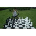 thumbnail image 4 of MegaChess Outdoor Chess Set Giant with Nylon Giant Chess Mat, 12-Inch King, 4 of 11