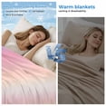 thumbnail image 2 of Pink Purple Cooling Blanket,Lightweight Breathable Summer Throw Blanket with Double Sided Cold Effect,Modern Colorful Ombre Abstract Tie Dye Art Picnic Blankets Bed Sheet for Hot Sleepers 40"x60", 2 of 8