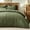 Loden Green, variant on EVERGRACE Luxury Velvet Quilt Set King Size 3 Piece, Soft Cross-Stitch Velvet Comforter Set with Pillow Shams, Lightweight Coverlet Bedspread Bedding Set for All Seasons, Loden Green