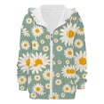 thumbnail image 5 of Bovemsi Sweatshirt for Women Fashion Spring Autumn Casual Long Sleeve Hoodies Sweatshirts Top Zip Up Hoodie, 5 of 7