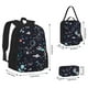 thumbnail image 2 of Easygdp Galaxy2 Mochila para Niños y Niñas con Set de Caja de Almuerzo y Estuche para Lápices 3 en 1, Mochila Escolar Estampada para Adolescentes, 2 of 7