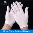 thumbnail image 3 of Guardurnaity 12 pares de guantes de algodón blanco para hombre, manopla de trabajo , guante , herramientas de limpieza de cocina de gran Type3 NO3, 3 of 6