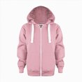 thumbnail image 5 of 9-10T Boys Girls Winter Outfits Set 2 Piece Round Neck Solid Color Printed Hoodie Sweatshirt And Pants Long Sleeve School Casual Fall Winter Elastic Waist Sets for 3-12 Years,Pink, 5 of 6