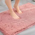 thumbnail image 2 of Bathroom Rug Non Slip Bath Mat Water Absorbent Super Soft Shaggy Chenille Machine Washable Dry Extra Thick Perfect Absorbant Best, 2 of 5
