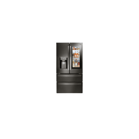 LG LMXS28596D 28 cu.ft. 4-Door French Door, InstaView Door-in-Door, Double Freezer, PrintProof Black Stainless Steel