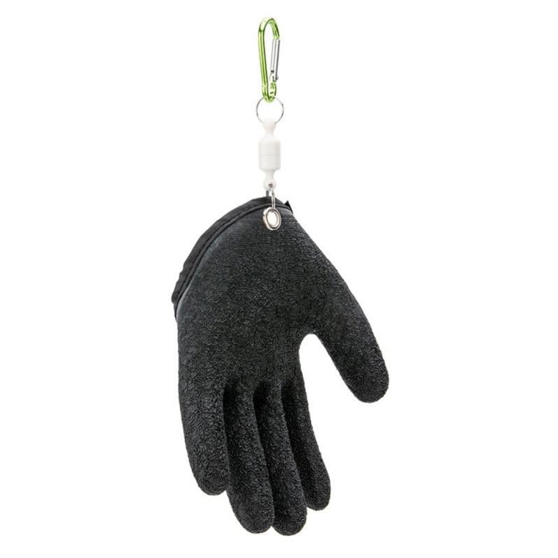 Anti-slip Professional Fishing Glove With Magnet Hooks Puncture Resistant Gloves 