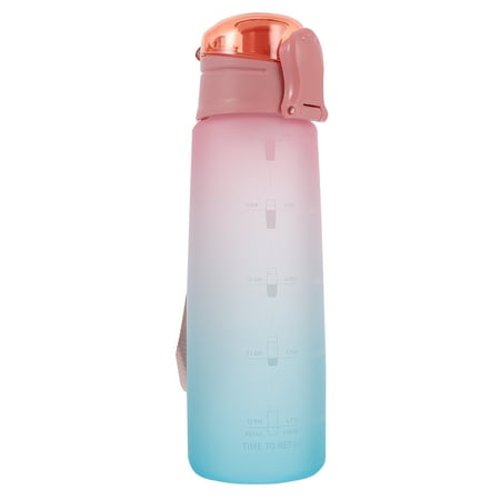 

1 Pc 900ml Gradient Color Bounce Cover Nozzle Portable Sports Space Water Cup