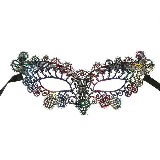 Clearance Masquerade Lace Mask Halloween Cutout Prom Party Mask Accessories Halloween Ghost