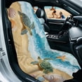 thumbnail image 3 of XYZCANDO Sea Turtle Print Car Seat Towel Cover Sweat-Absorbent for Outdoor Gym Running, Comfortable Non-Slip Seats Protectors Stain Resistant, 3 of 11