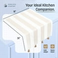 thumbnail image 3 of HEIRLOOM COMFORT Beige Decorative Dotted Kitchen Towels 16x26 Inch, 5 Pack, Soft, 100% Cotton, Absorbent & Fast-Drying Dish Towels with Tassels, Ideal for Cleaning, Drying Dishes, and Daily Use, 3 of 7
