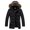 Black, variant on Vedolay Men's Coat Solid Color Causal Winter Warm Thicken Overcoat Black,2XL