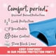 thumbnail image 4 of Pantalones cortos menstruales Hanes Comfort para niña de 14 años, paquete de 4, 4 of 6