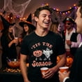 thumbnail image 4 of Mens Tis The Season T Shirt Funny Spooky Halloween Costume Lovers Tee for Guys Graphic Tees, 4 of 9
