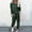 Green, variant on Hvot&aat Women's 2024 Fall Fashion Outfits Two Piece Outfit Long Sleeve Crewneck Pullover Tops and Long Pants Tracksuit