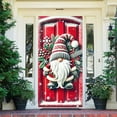 thumbnail image 6 of HomeKingdee Christmas Door Cover Decoration Merry Christmas Gnome Door Hanging Banner Backdrop Red Hat Door Cover Photography Background Winter Xmas New Year Decor, 6 of 6