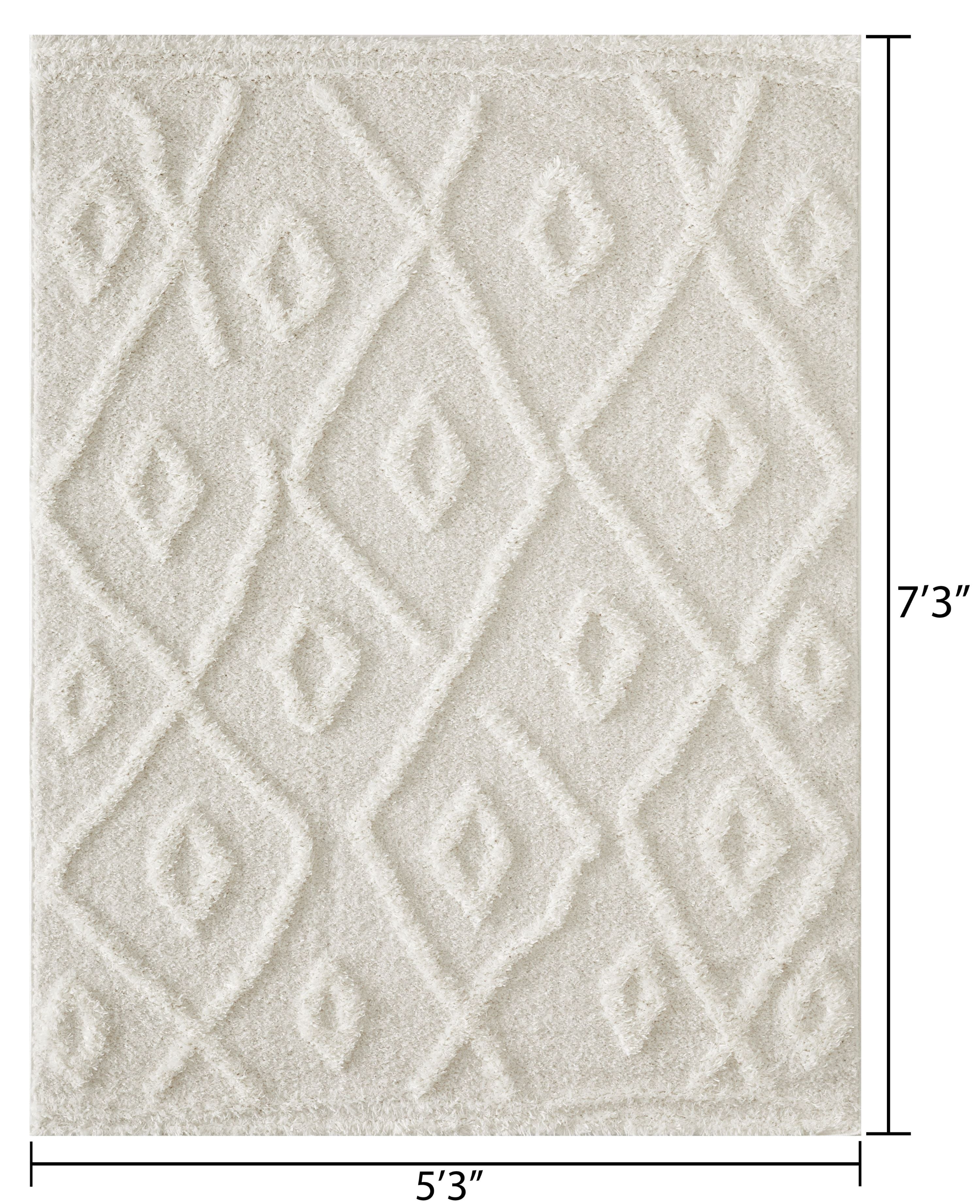 Loomaknoti Vemoa Avonako 5' x 7' Gray Geometric Indoor Area Rug
