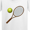 thumbnail image 4 of Inktastic Tennis Racket Ball Youth T-Shirt, 4 of 5