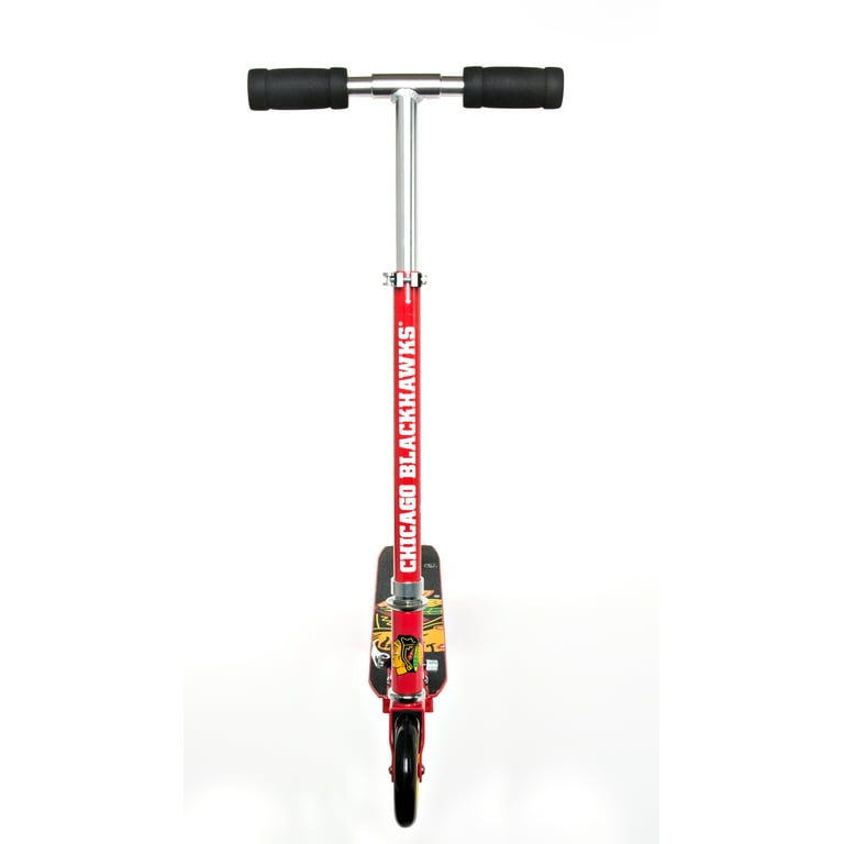 Walk-Onz Sports NHL Chicago Blackhawks Folding Kick Scooter