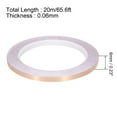 thumbnail image 2 of Uxcell Single Sided Conductive Tape Copper Foil Tape 0.23inch x65.6ft for EMI Shielding, 2 of 4