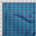 thumbnail image 3 of oneOone Viscose Jersey Fabric Madras Check Print Fabric BTY 60 Inch Wide, 3 of 5