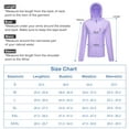 thumbnail image 3 of CAMEL CROWN Womens Sun Protection Clothing UPF 50+ Workout Tops Shirts Thin Breathable Rash Guard Long Sleeve Shirts Outdoor Sunscreen Lightweight Womens Activewear Zip Up Hoodie Hiking Jacket Purple, 3 of 13