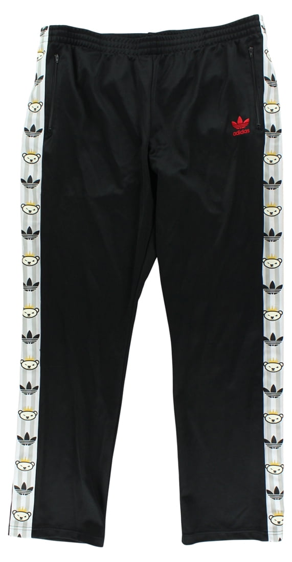 Adidas - Adidas Mens Retro Bear Track Pants Black XXL - Walmart.com - Walmart.com