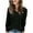 Black, variant on XMMSWDLA Sweaters for Women 2023 Fall Fashion V Neck Long Sleeve Lightweight Casual Knit Pullover Sweater Tops Army Green Christmas Sweater Girls